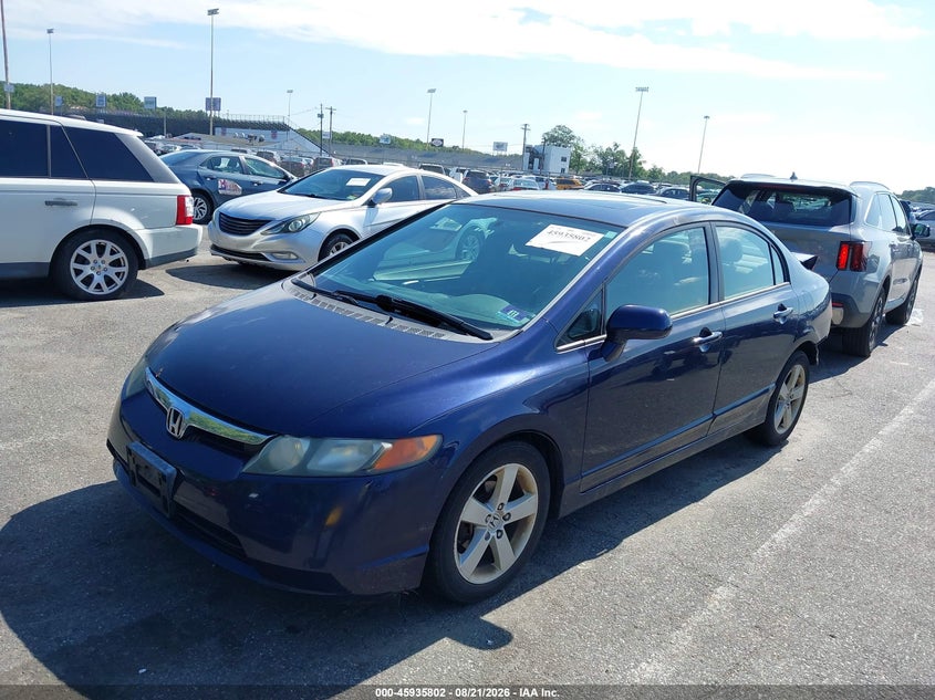 2007 Honda Civic, Удар ззаду, IAAI, VIN 1HGFA16897L032420 — фото 2