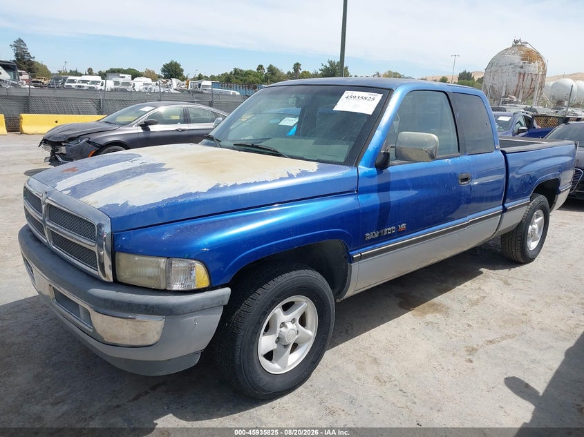 1997 Dodge RAM, Обычный износ, IAAI, VIN 1B7HC13YXVJ558702 — фото 2