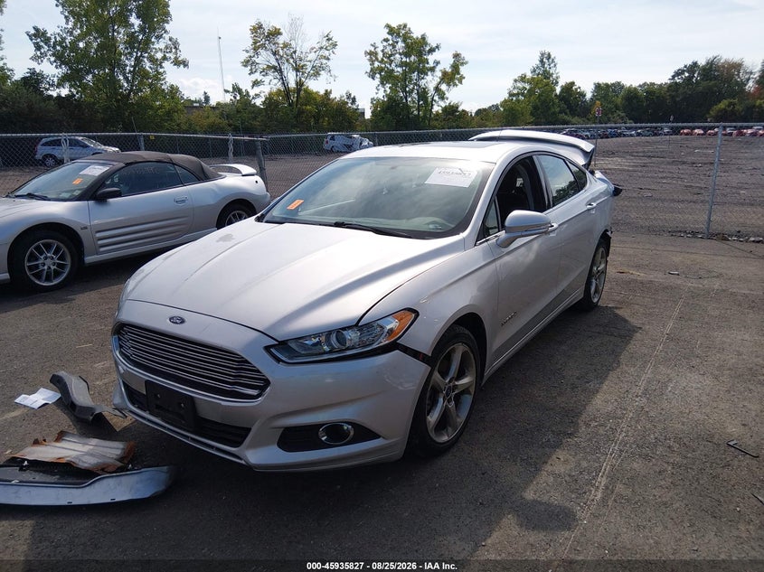 2014 Ford Fusion, Rear, IAAI, VIN 3FA6P0LU0ER232230 — photo 2