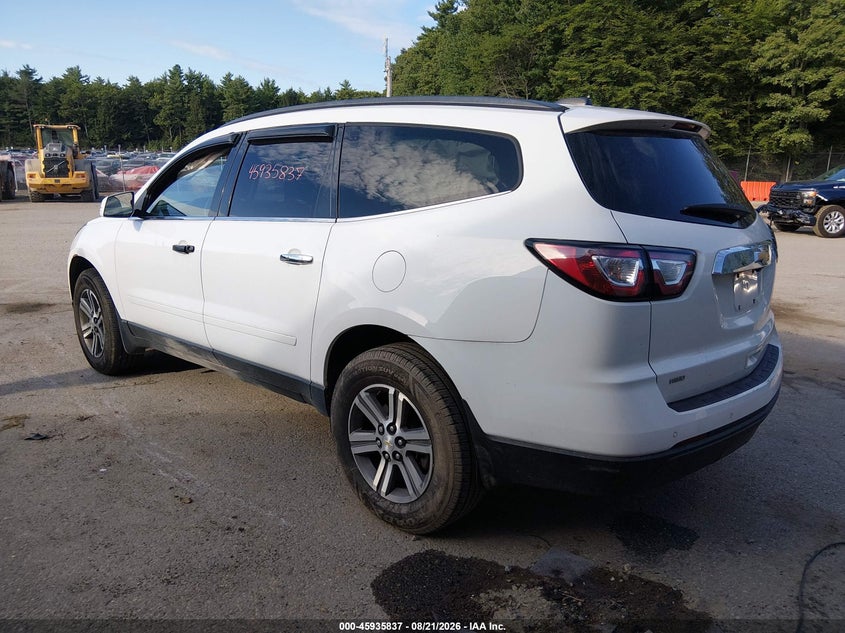 Vin: 1gnkvhkd2gj256578, lot: 46434978, chevrolet traverse lt 20163