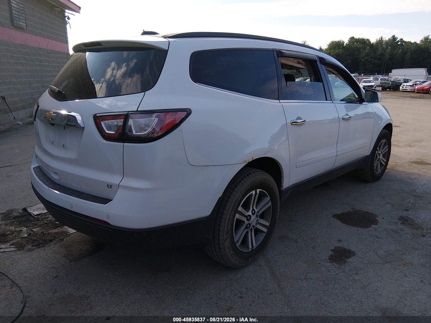 Vin: 1gnkvhkd2gj256578, lot: 46434978, chevrolet traverse lt 20164
