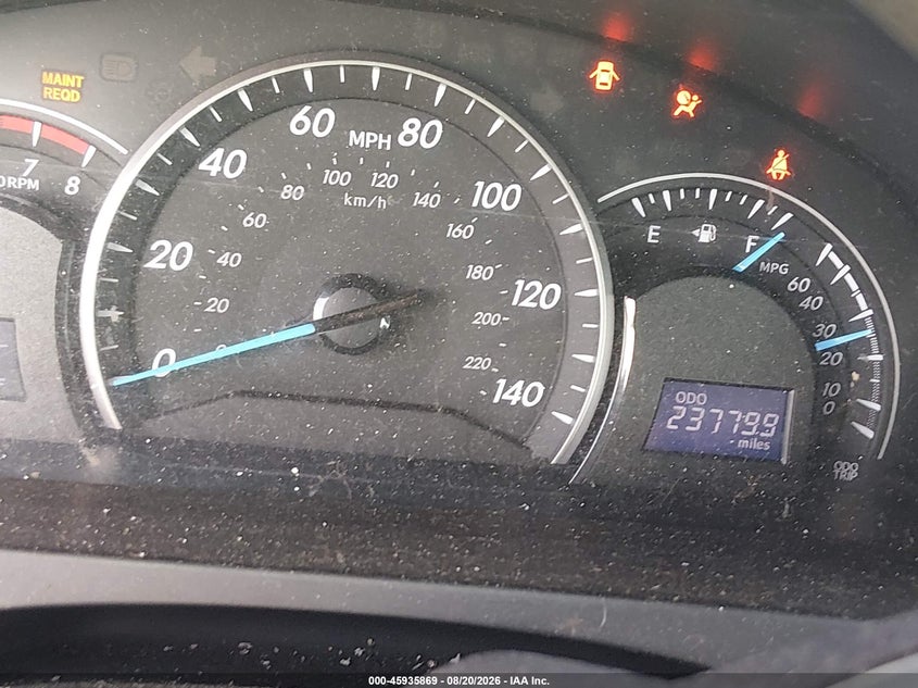 2012 TOYOTA CAMRY auction photo 7