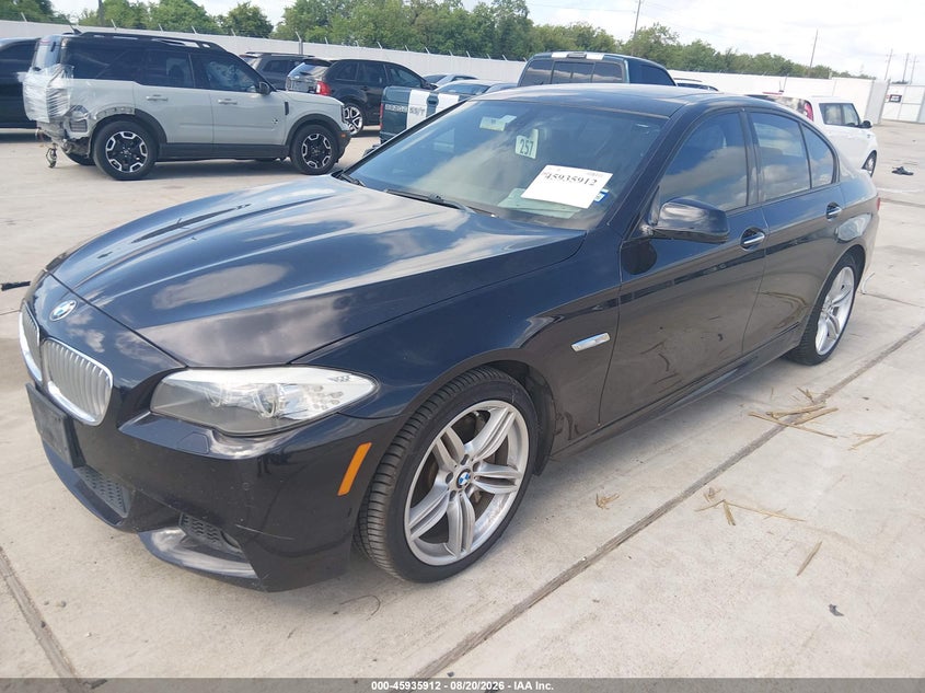 2012 BMW 5ER SEDAN 4.4L V-8 DI, DOHC, VVT, TURBO, 400HP