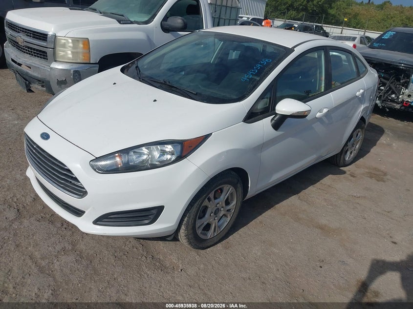 2015 Ford Fiesta, Лівий зад, IAAI, VIN 3FADP4BJ9FM191472 — фото 2