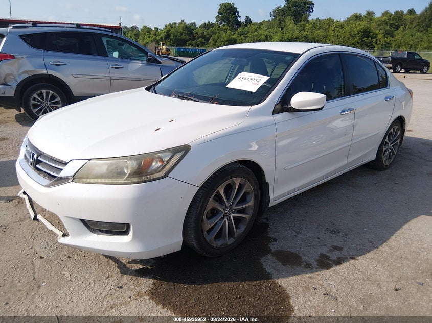 2014 Honda Accord, Right Rear, IAAI, VIN 1HGCR2F59EA093654 — photo 2