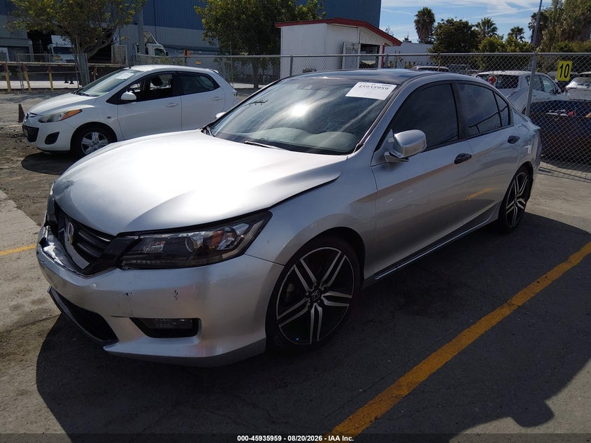 2015 Honda Accord, Front End, IAAI, VIN 1HGCR2F80FA158144 — photo 2