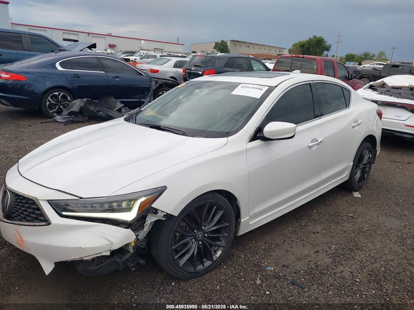 2022 Acura ILX, Front End, IAAI, VIN 19UDE2F87NA003184 — photo 2