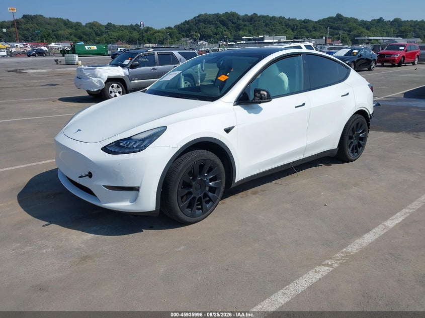 Vin: 5yjygdeexmf247110, lot: 46435137, tesla model y long range dual motor all-wheel drive 20212
