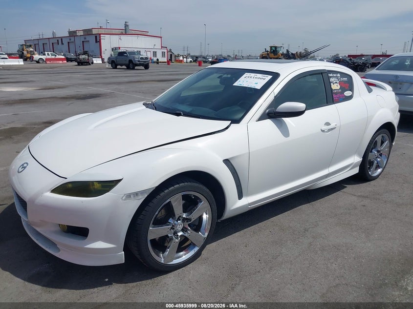 2008 Mazda RX-8, Right Side, IAAI, VIN JM1FE173580214074 — photo 2
