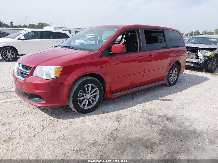 2015 Dodge Caravan, Удар сзади, IAAI, VIN 2C4RDGBG6FR736941 — фото 2