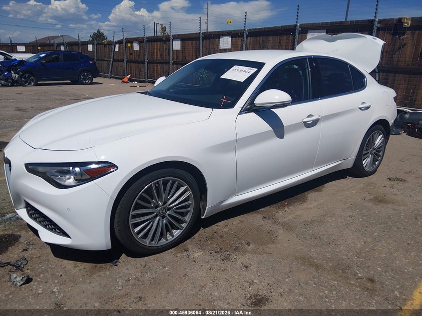 2018 Alfa Romeo Giulia, Удар ззаду, IAAI, VIN ZARFAEEN4J7563432 — фото 2
