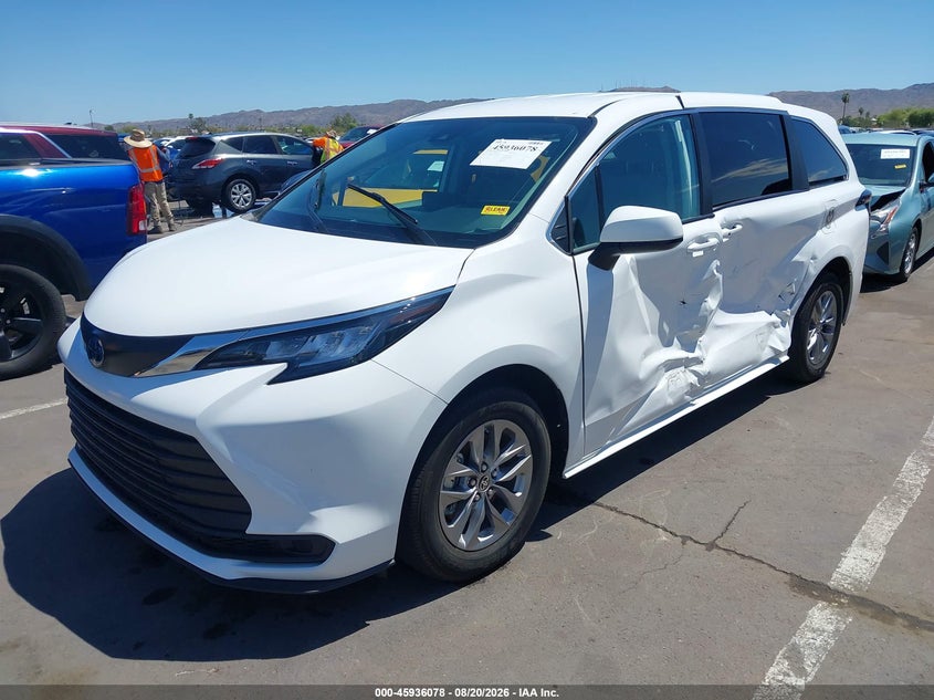 2023 Toyota Sienna, Лівий бік, IAAI, VIN 5TDKRKEC5PS177731 — фото 2