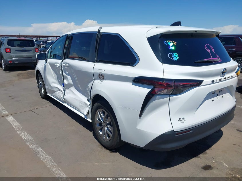 Vin: 5tdkrkec5ps177731, lot: 46435219, toyota sienna le 20233