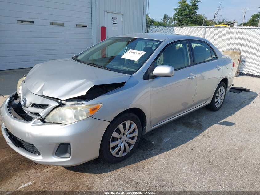 2012 Toyota Corolla, Front End, IAAI, VIN JTDBU4EE9C9171449 — photo 2