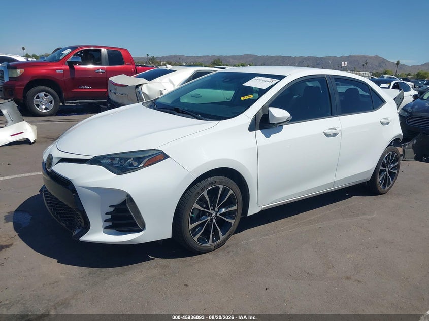 2019 Toyota Corolla, Left Rear, IAAI, VIN 5YFBURHE9KP858030 — photo 2