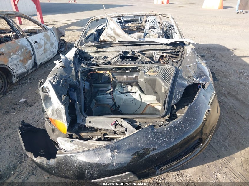 PORSCHE BOXSTER 2001 VIN WP0CA29831U620818