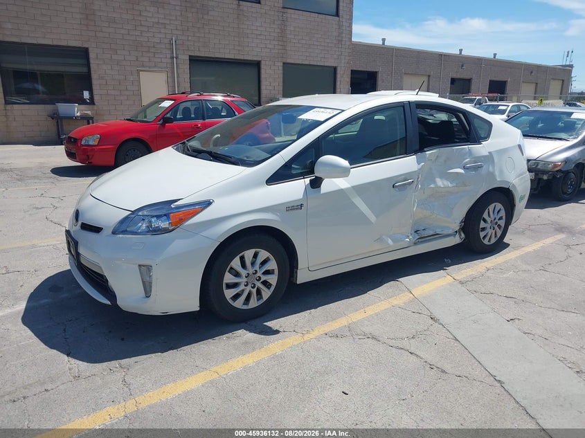 2012 Toyota Prius, Left Rear, IAAI, VIN JTDKN3DP6C3009193 — photo 2