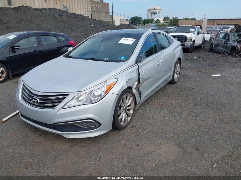 2015 Hyundai Azera, Звичайний знос, IAAI, VIN KMHFH4JG3FA487926 — фото 2