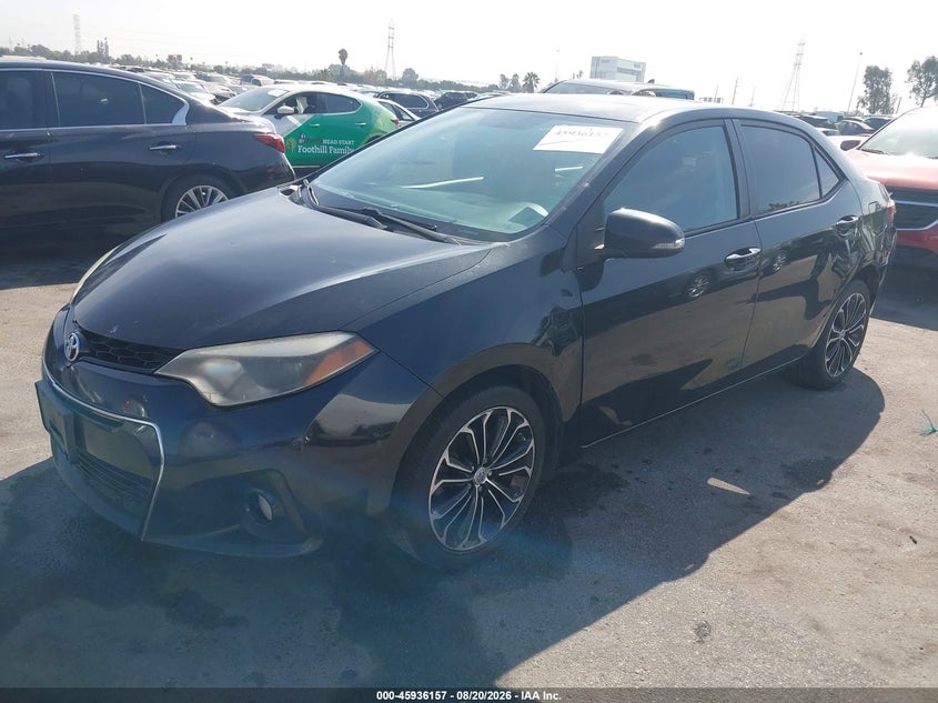 2014 Toyota Corolla, Обычный износ, IAAI, VIN 5YFBURHE5EP017715 — фото 2