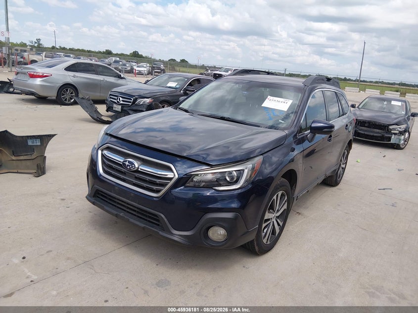 2018 Subaru Outback, Rear, IAAI, VIN 4S4BSANC9J3268472 — photo 2