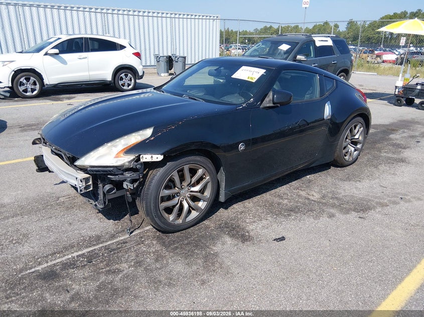 Vin: jn1az4eh6em634996, lot: 46435339, nissan 370z touring 20142