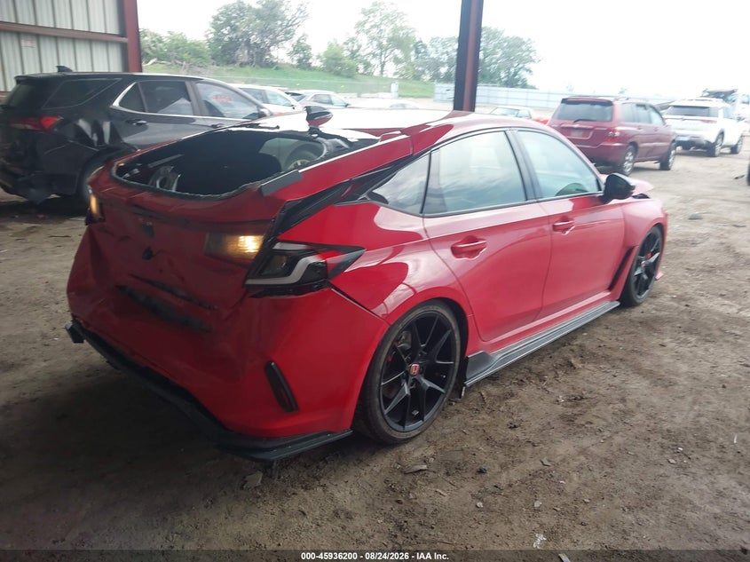 Vin: jhmfl5g49sx003267, lot: 46435341, honda civic type r 20254