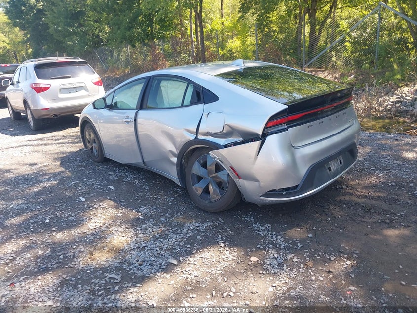 2025 TOYOTA PRIUS auction photo 3