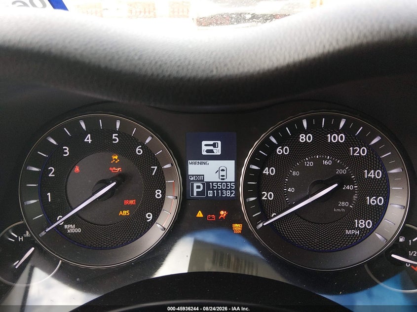 INFINITI M37 2012 VIN JN1BY1AP4CM336026
