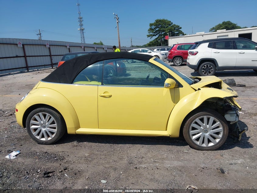 VOLKSWAGEN NEW BEETLE 2008 VIN 3VWRF31Y78M400848