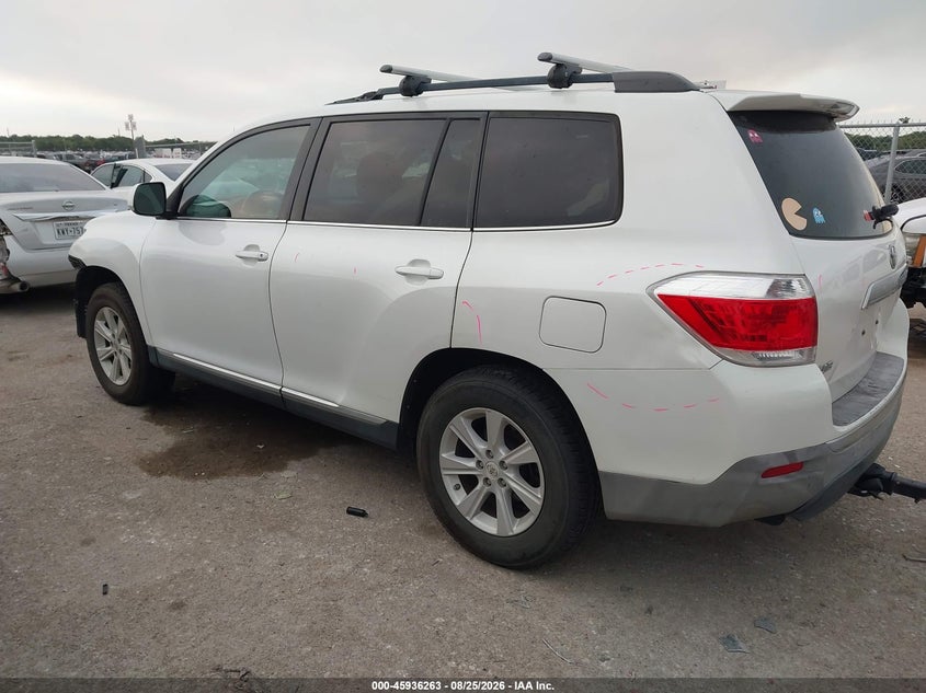 Vin: 5tdzk3eh3cs088013, lot: 46435404, toyota highlander se v6 20123