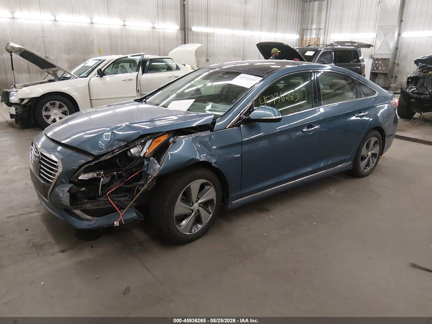 Vin: kmhe34l11ga034148, lot: 46435406, hyundai sonata hybrid limited 20162