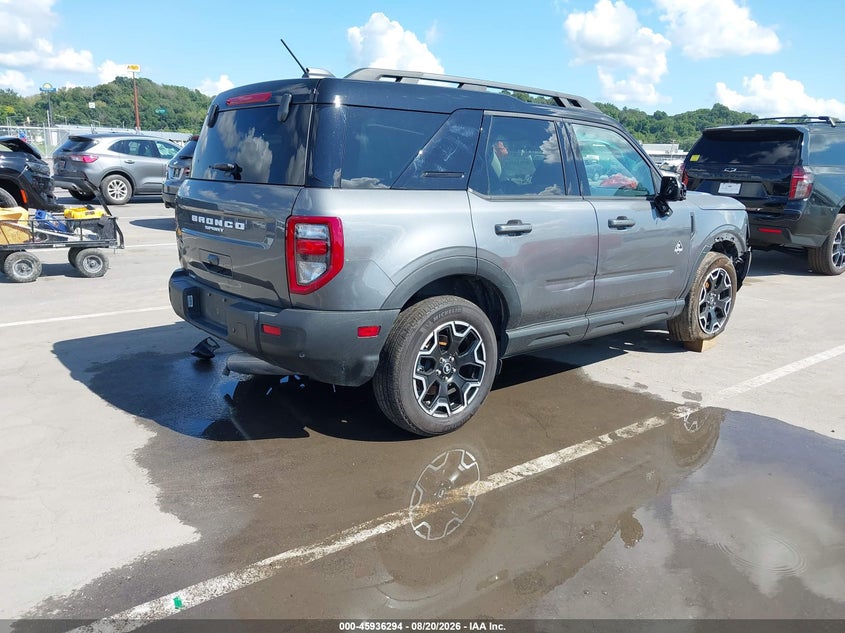 Vin: 3fmcr9cn3sre60167, lot: 46435435, ford bronco sport outer banks 20254