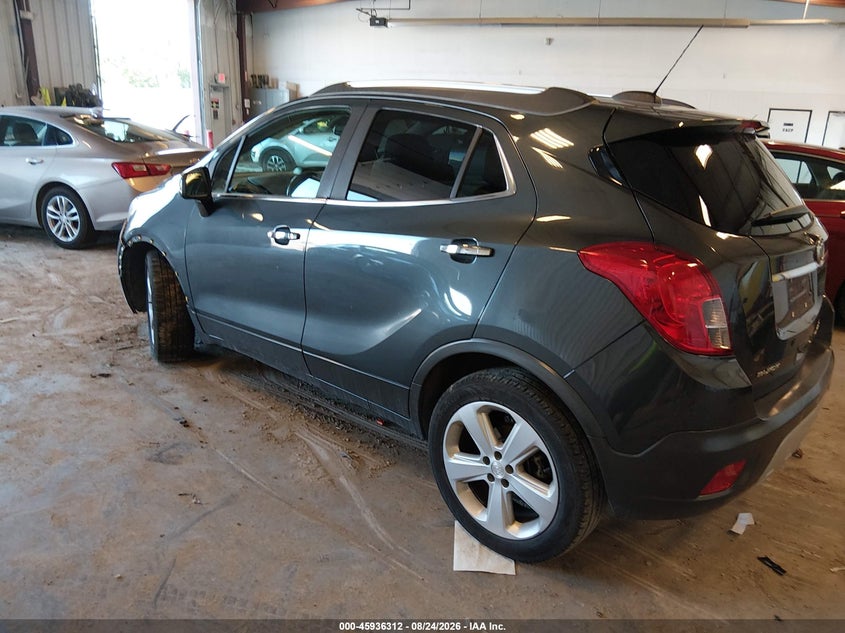 Vin: kl4cjasb8gb731864, lot: 46435453, buick encore 20163