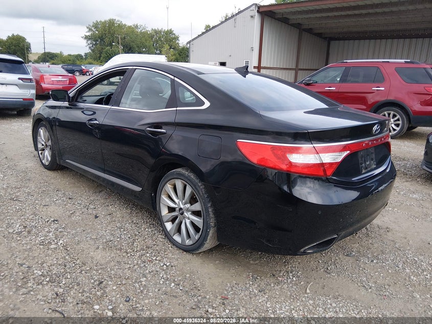 2012 HYUNDAI AZERA auction photo 3