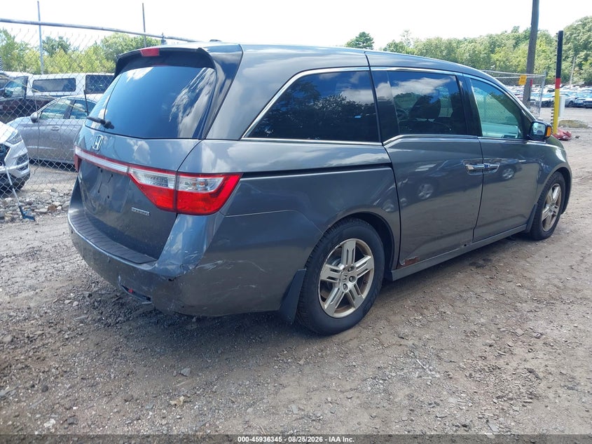 Vin: 5fnrl5h95cb072378, lot: 46435486, honda odyssey touring/touring elite 20124