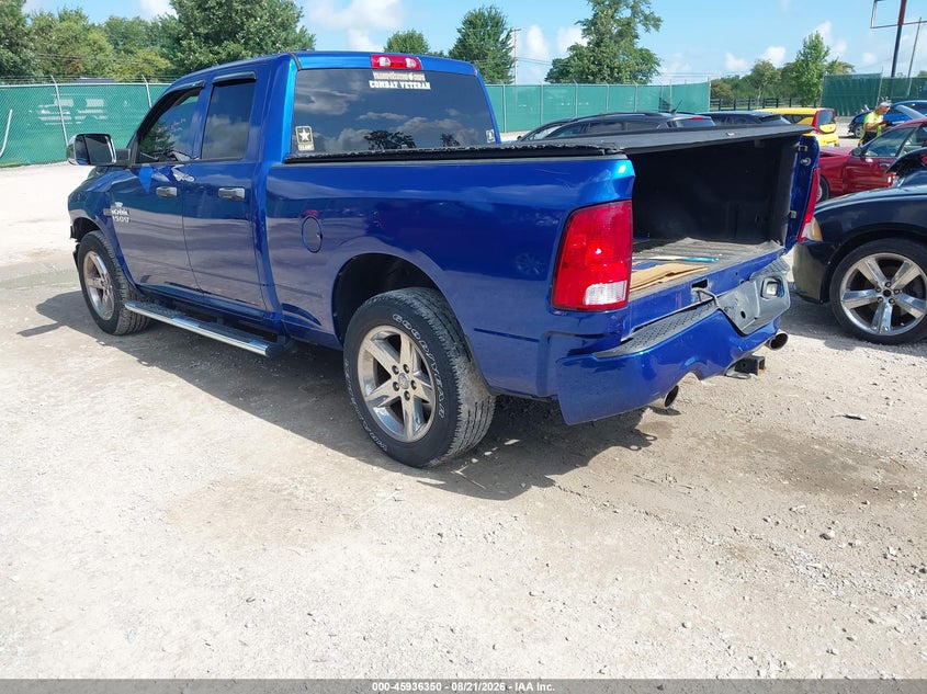 Vin: 1c6rr6ft2js119831, lot: 46435491, ram 1500 express  4x2 6'4 box 20183