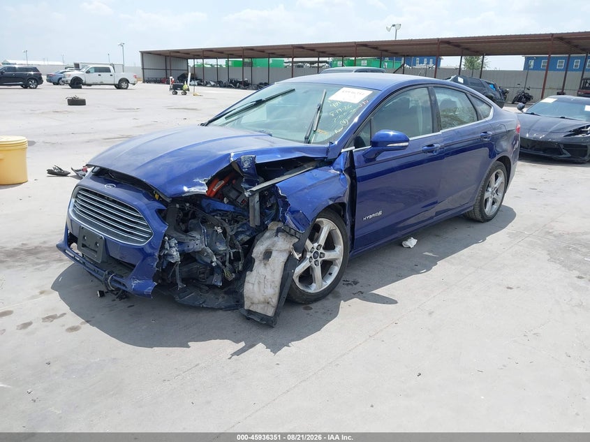 2014 Ford Fusion, Удар спереди, IAAI, VIN 3FA6P0LU2ER244976 — фото 2