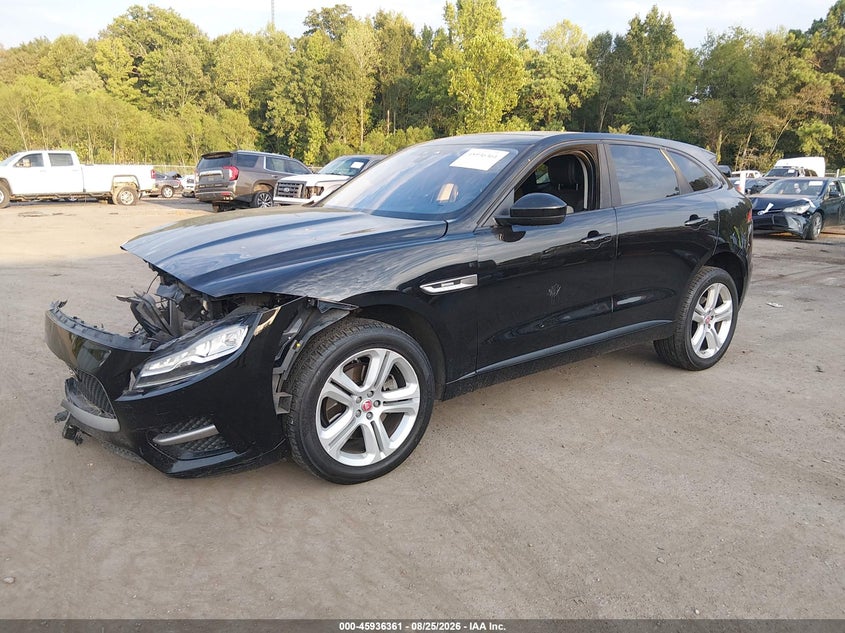 2017 Jaguar F-Pace, Front End, IAAI, VIN SADCL2BV4HA047597 — photo 2