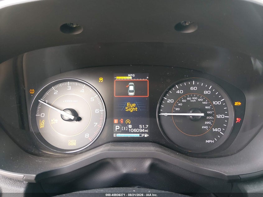 2021 SUBARU CROSSTREK auction photo 7