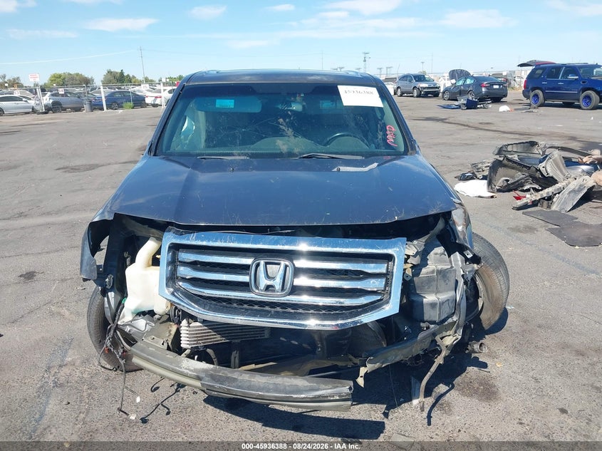 HONDA PILOT 2013 VIN 5FNYF4H58DB052167