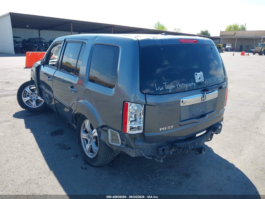 HONDA PILOT 2013 VIN 5FNYF4H58DB052167