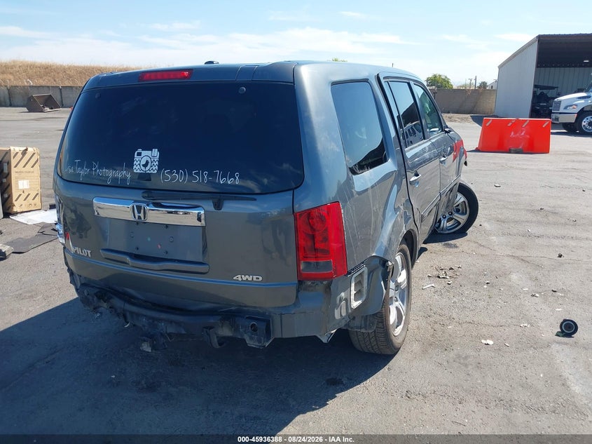 HONDA PILOT 2013 VIN 5FNYF4H58DB052167