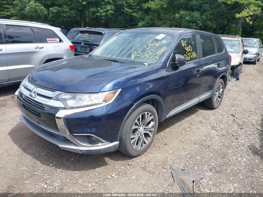 2017 Mitsubishi Outlander, Неизвестно, IAAI, VIN JA4AD2A34HZ041245 — фото 2