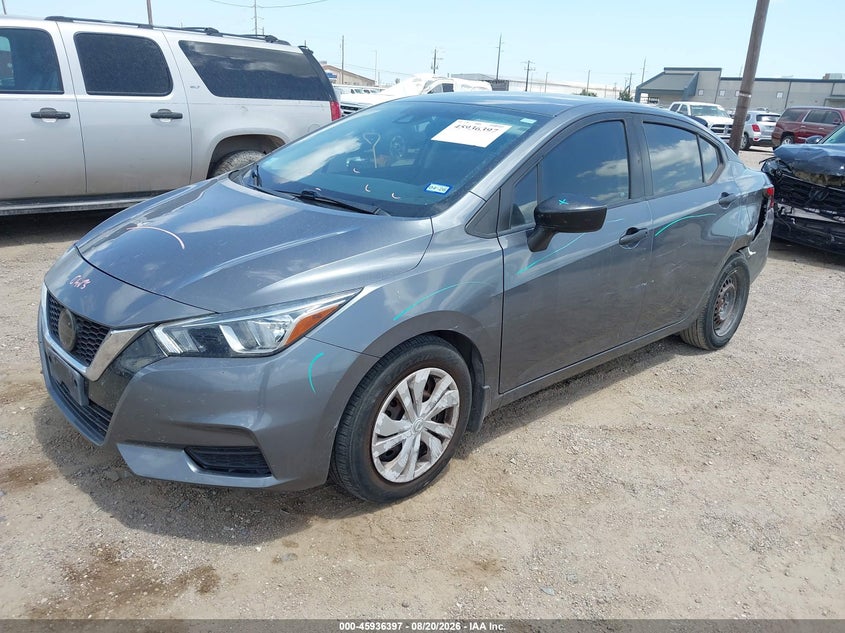 2020 Nissan Versa, Left Side, IAAI, VIN 3N1CN8DVXLL834158 — photo 2