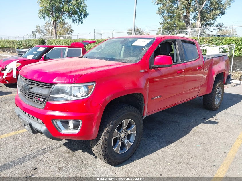 2018 Chevrolet Colorado Z71, Удар сзади, IAAI, VIN 1GCPTDE12J1218774 — фото 2