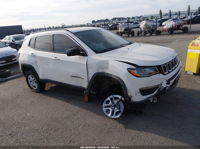 Vin: 3c4njcab8kt614661, lot: 46435580, jeep compass sport fwd 2019 img_1