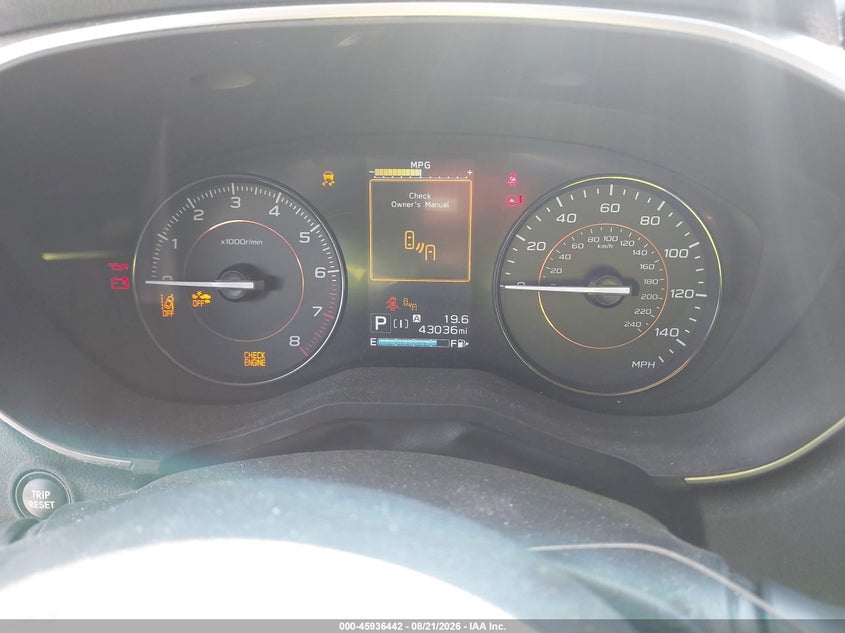 SUBARU CROSSTREK 2021 VIN JF2GTAEC1MH668302