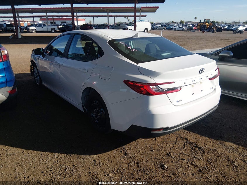 2025 TOYOTA CAMRY SEDAN 2.5L I-4 DI, DOHC, VVT, 184HP