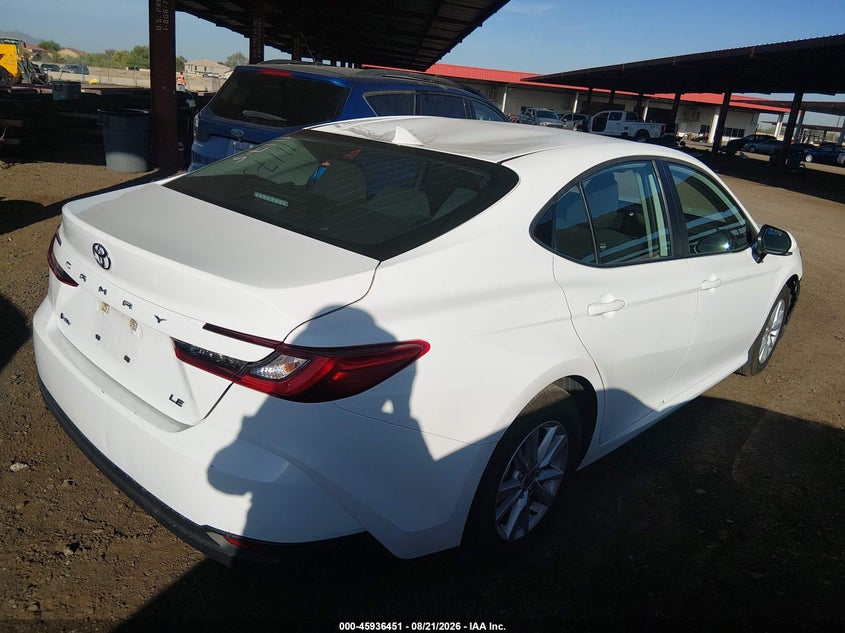 2025 TOYOTA CAMRY SEDAN 2.5L I-4 DI, DOHC, VVT, 184HP