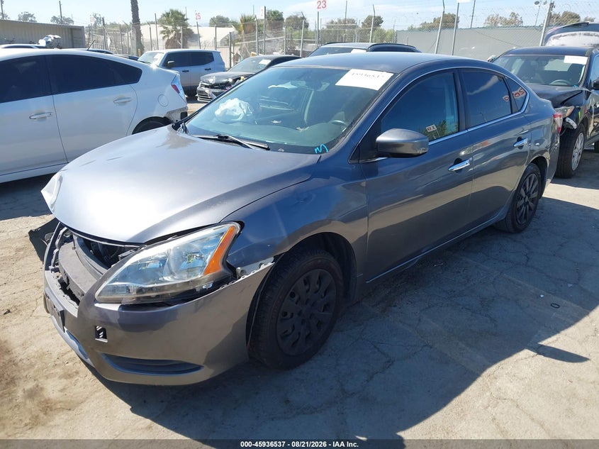 2015 Nissan Sentra, Normal Wear & Tear, IAAI, VIN 3N1AB7AP4FL679076 — photo 2